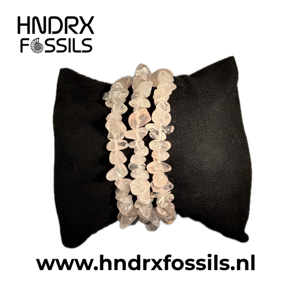 Rozenkwarts split armband