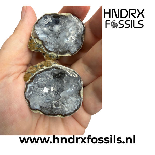 Kleine Mexicaanse Tranca geode, gezaagd en geslepen | 66 gram