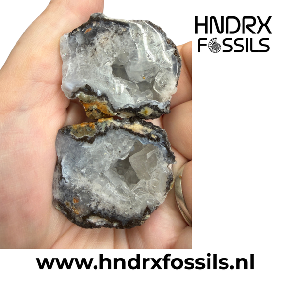 Kleine Mexicaanse Tranca geode, gezaagd en geslepen | 70 gram