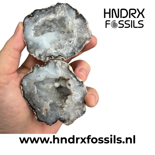 Middelgrote Mexicaanse Tranca geode, gezaagd en geslepen | 230 gram
