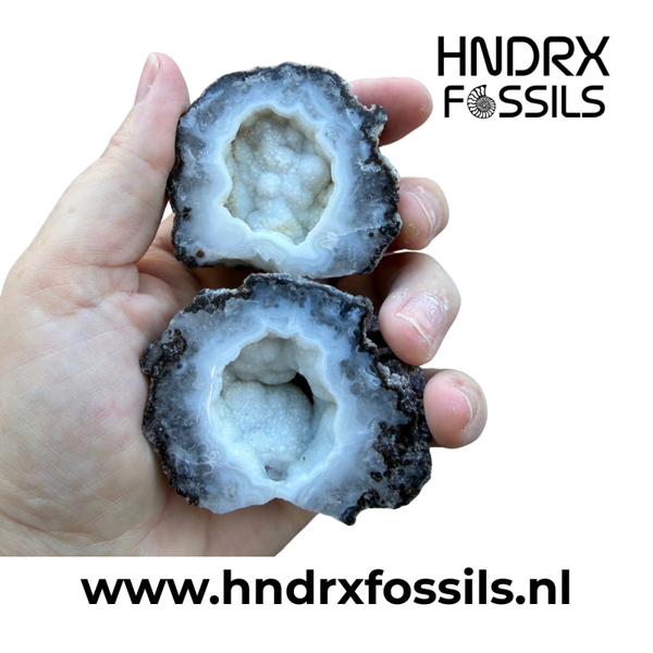 Middelgrote Mexicaanse Tranca geode, gezaagd en geslepen | 184 gram