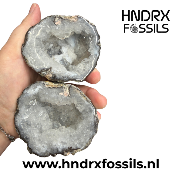 Grote Mexicaanse Tranca geode, gezaagd en geslepen | 415 gram