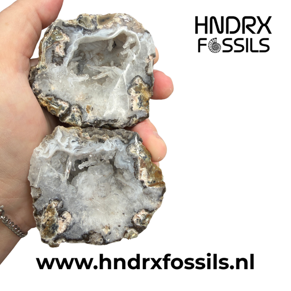 Grote Mexicaanse Tranca geode, gezaagd en geslepen | 317 gram