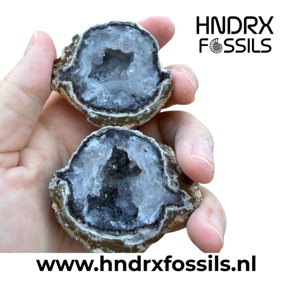 Kleine Mexicaanse Tranca geode, gezaagd en geslepen | 122 gram