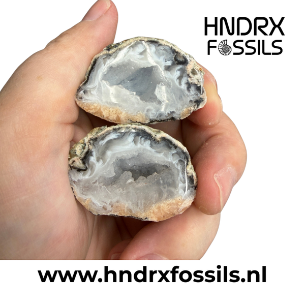 Kleine Mexicaanse Tranca geode, gezaagd en geslepen | 59 gram