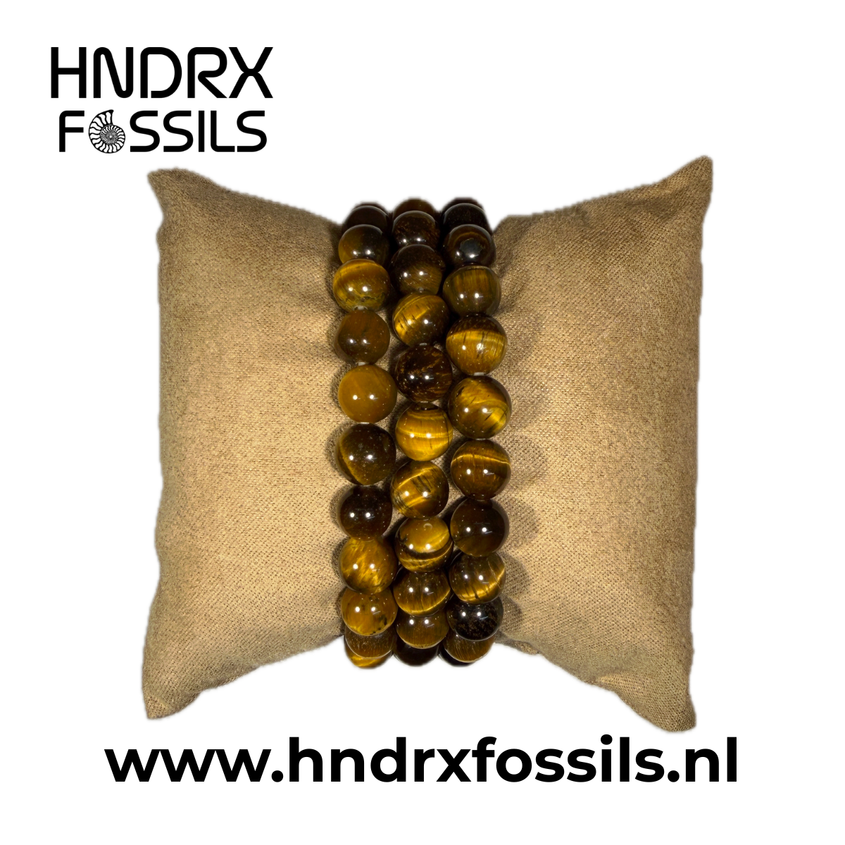 Tijgeroog armband rond 8mm