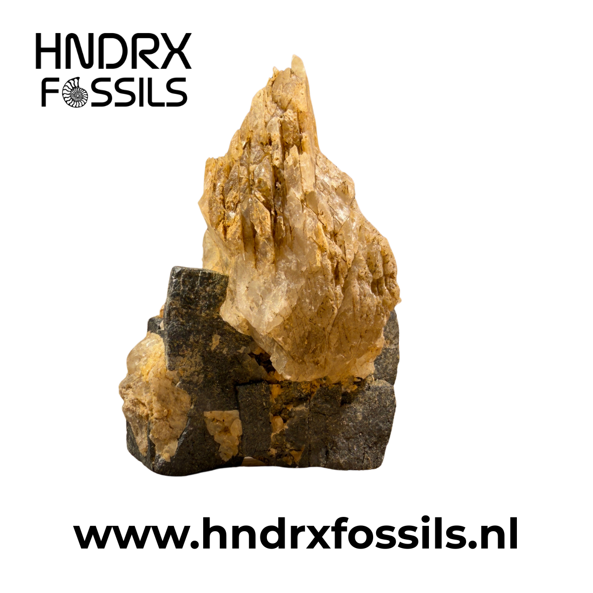 Galeniet met Calciet 6,5 x 9 x 5 cm | 484 gram