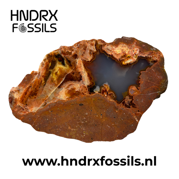 Rode Agaat met Chalcedoon 15 x 4 x 10 cm | 593 gram