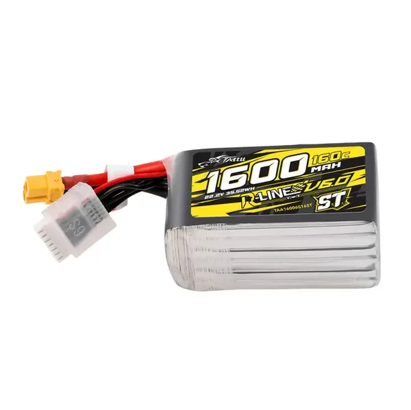 Tattu - 6S 1600mAh 22.2V 160C R-Line V6 XT60 [ST]