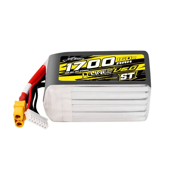 Tattu - 6S 1700mAh 22.2V 160C R-Line V6 XT60 [ST]