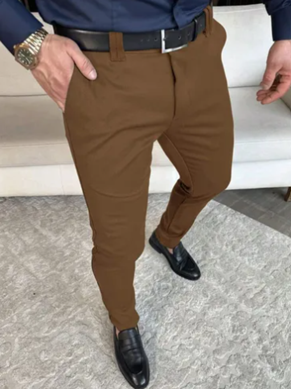 pantalon de vestir cafe