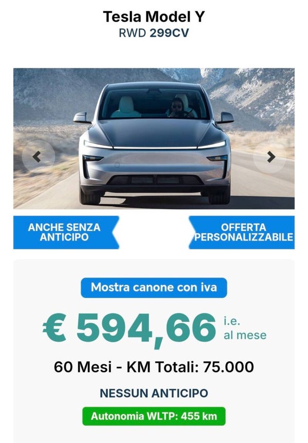 Tesla Model Y RWD 299CV