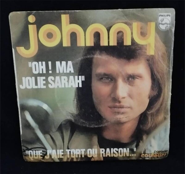 Lot Johnny Halliday 45T