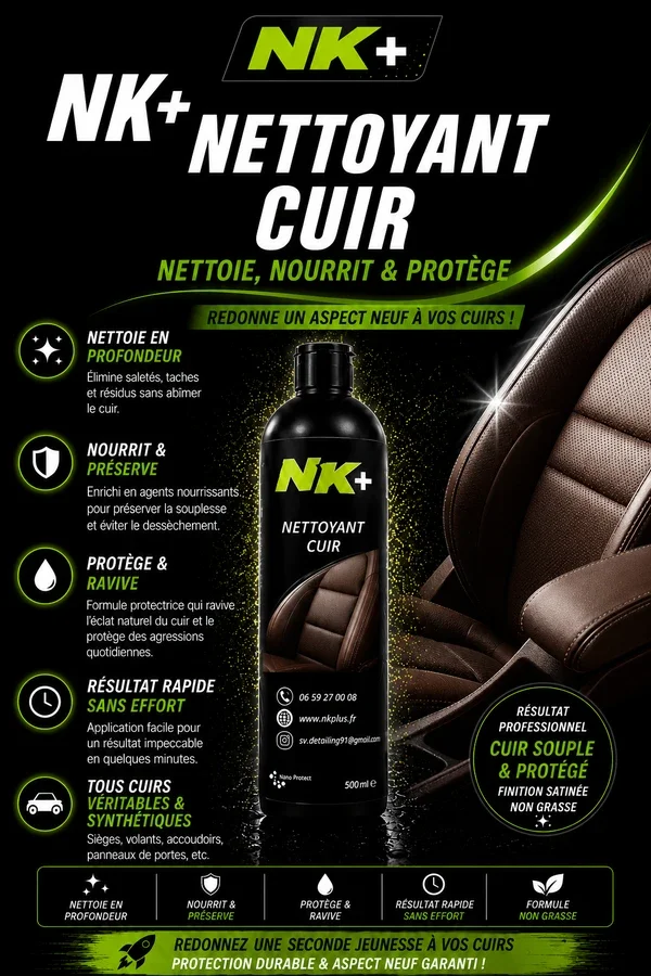 Nettoyant cuir 500 ml