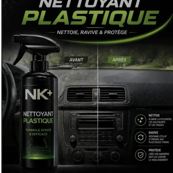 Nettoyant Plastique interieur 500 ml