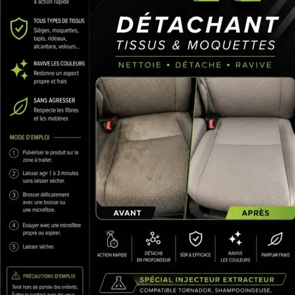 Nettoyant tissu Moquette 1 L Pur