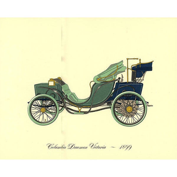 1899 Columbia Daumon Victoria Original Print