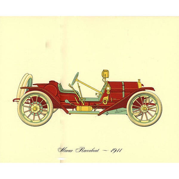 1911 - Mercer Raceabout Original Print
