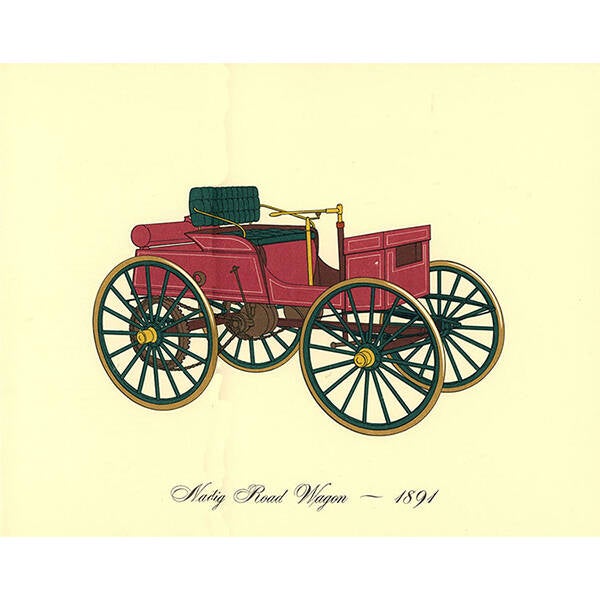 1891 Nadig Road Wagon Original Print