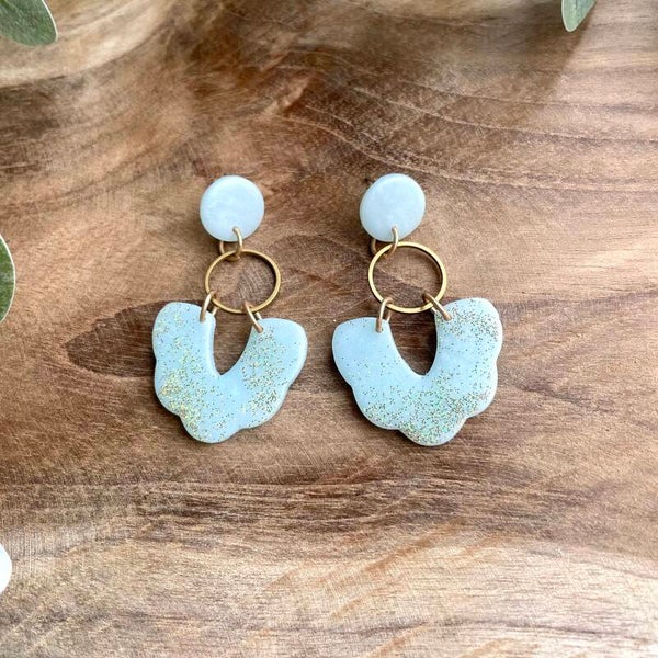 Fiona pastel blue/gold