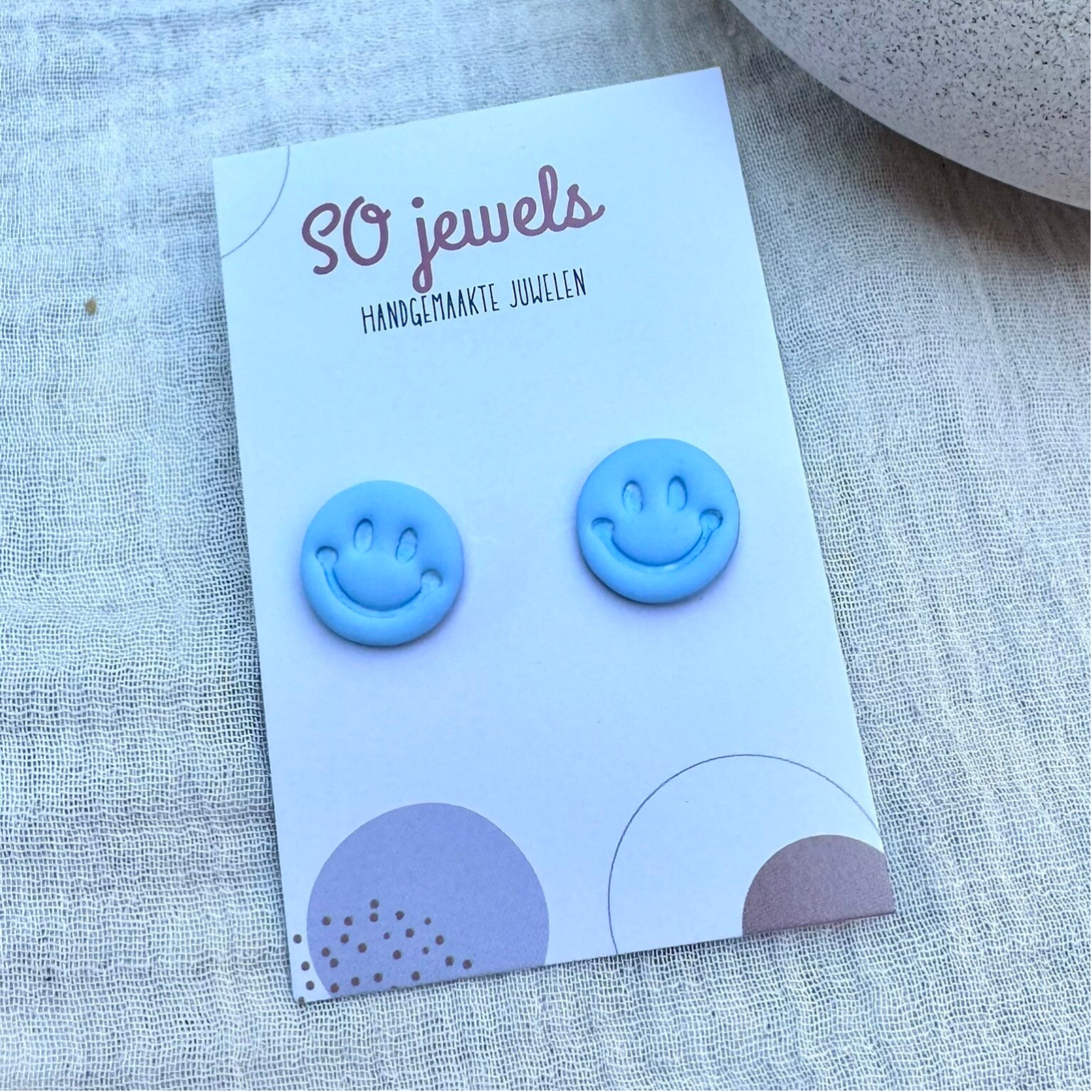 Smiley licht blauw