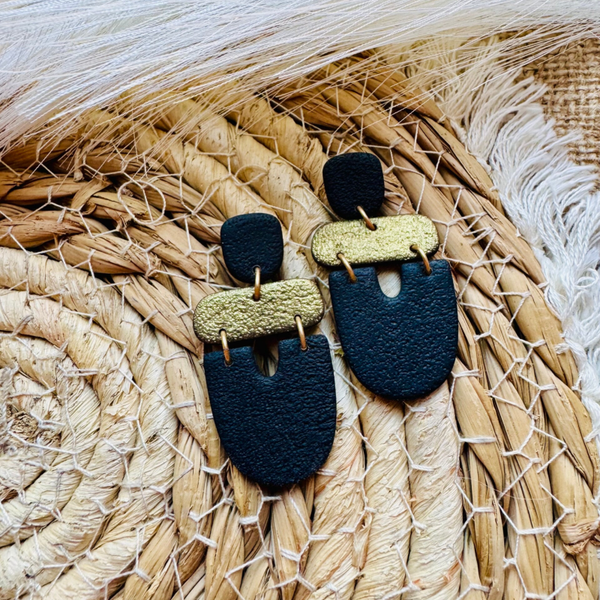 Brinna black and gold