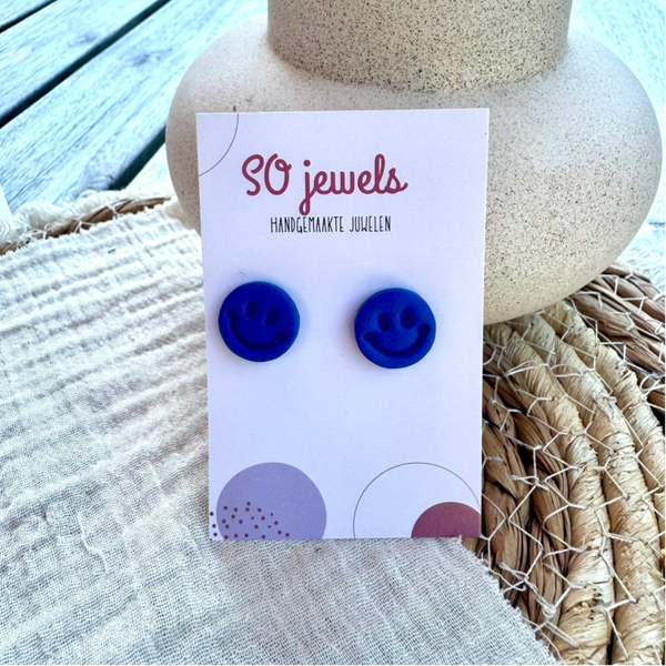 Smiley blauw