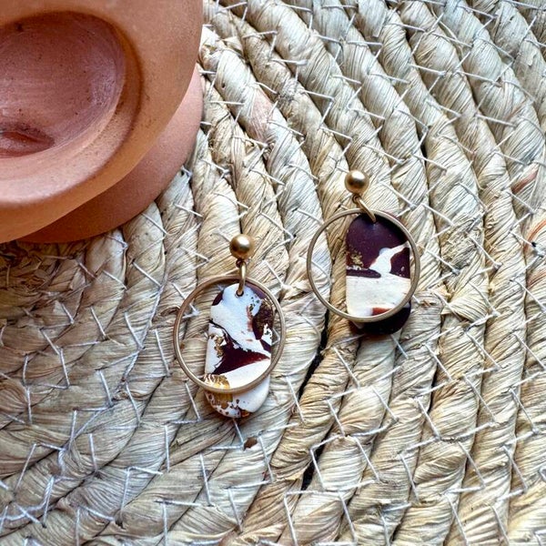 Marble brown