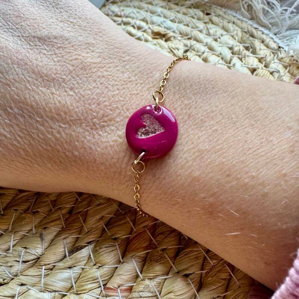 Bijou bordeaux rond