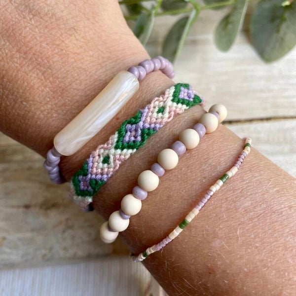 Armbandenset lavendel