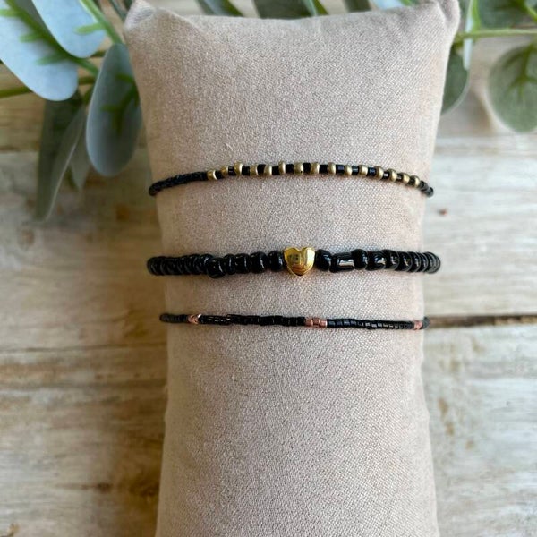 Black and gold armband