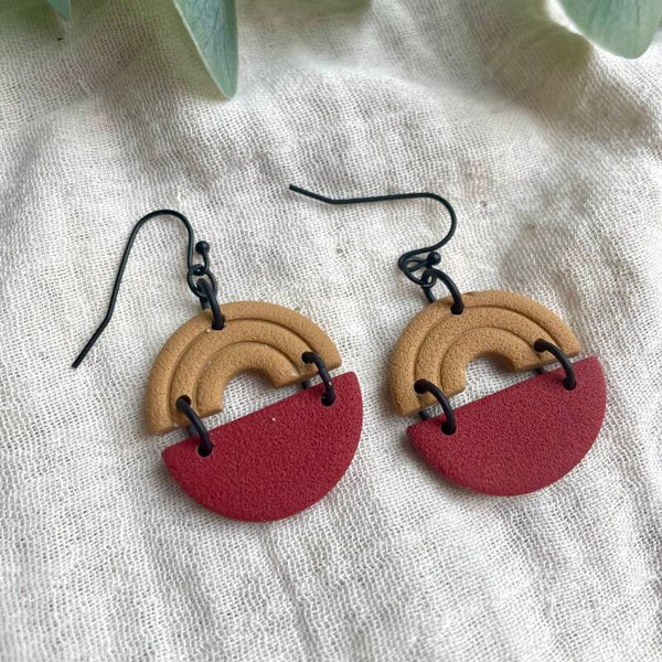 Sfera moon bordeaux/oker