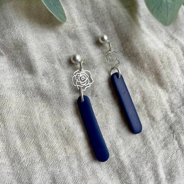 Aurora small zilver blauw