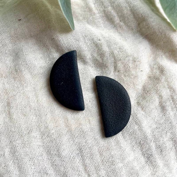 Luna structuur zwart.