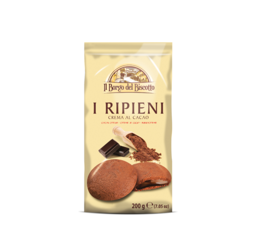 Biscotti ripieni con crema di cacao (cacaokoekjes)