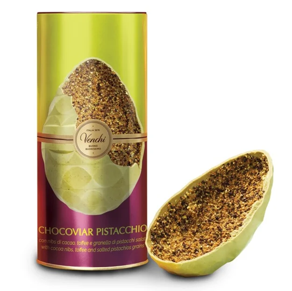 Groot Paasei in metalen blik