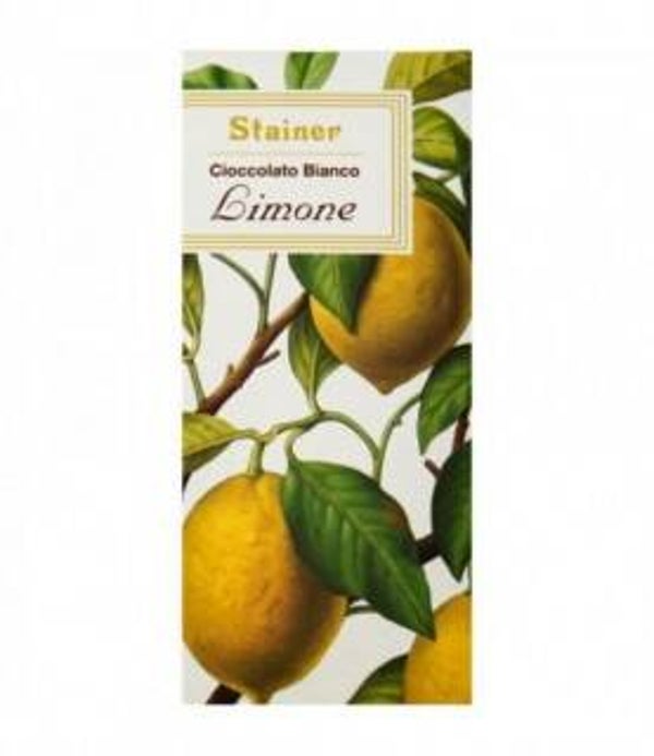 White lemon chocolate bar