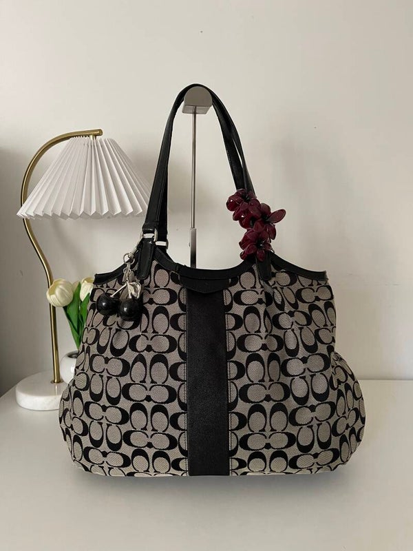 Coach Signature Canvas Tote Bag