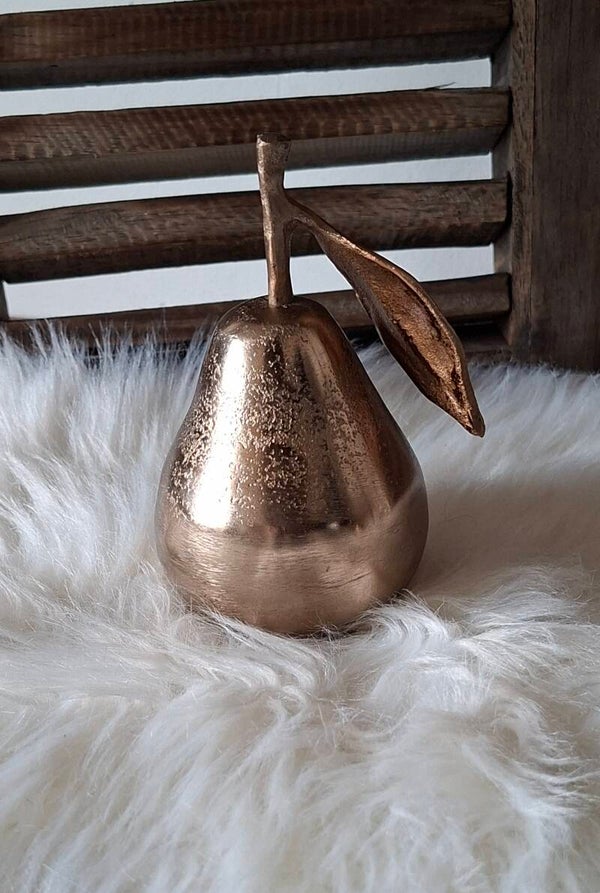 Decoratieve peer aluminium champagne kleur!