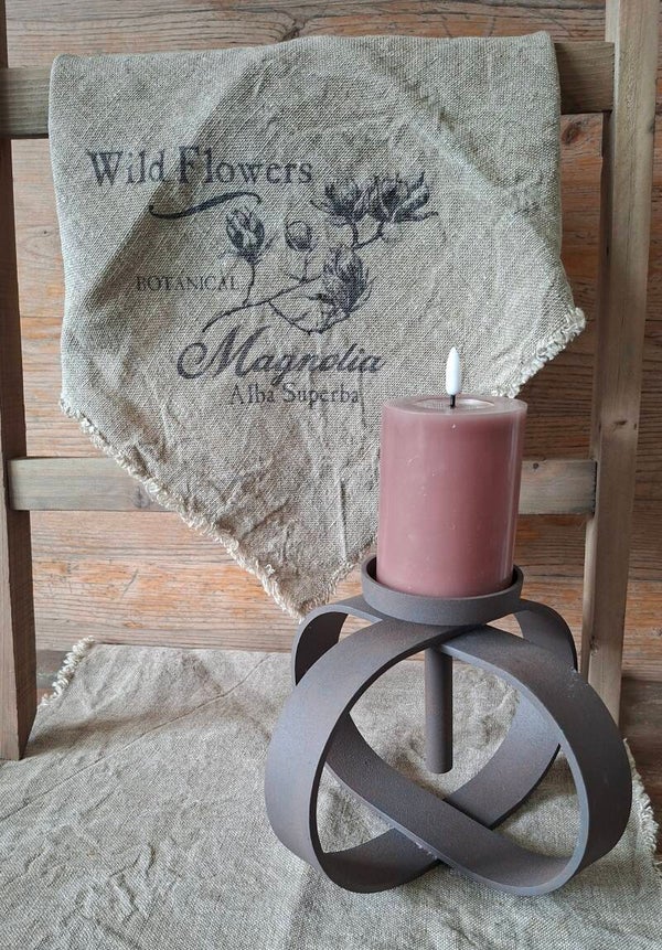 Shabby doek met afbeelding Magnolia