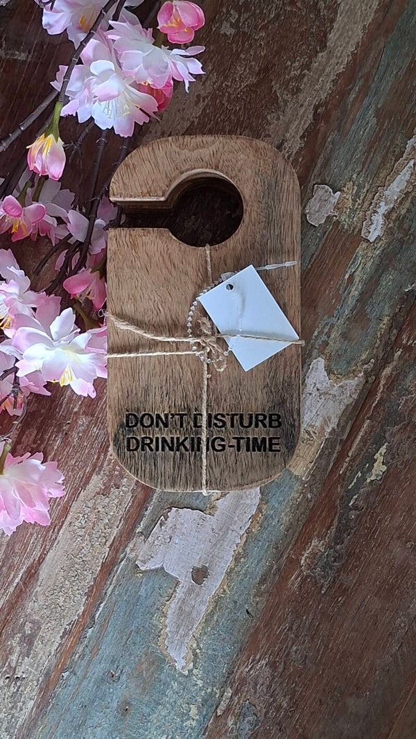 Houten onderzetters set 4 delig