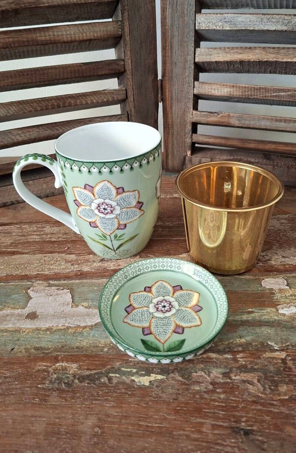 Pip Studio Tea for One Lily&Lotus Light Green