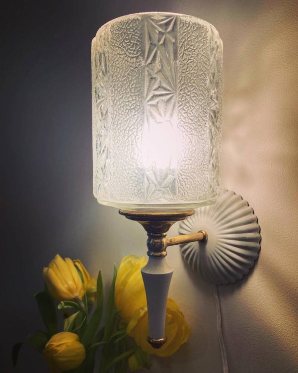 Hollywood Regency wandlamp