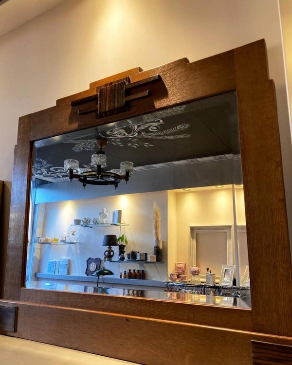 Vintage spiegel Amsterdamse School