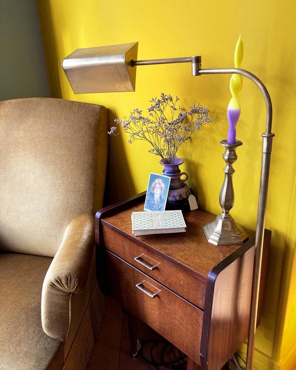 Vintage messing leeslamp