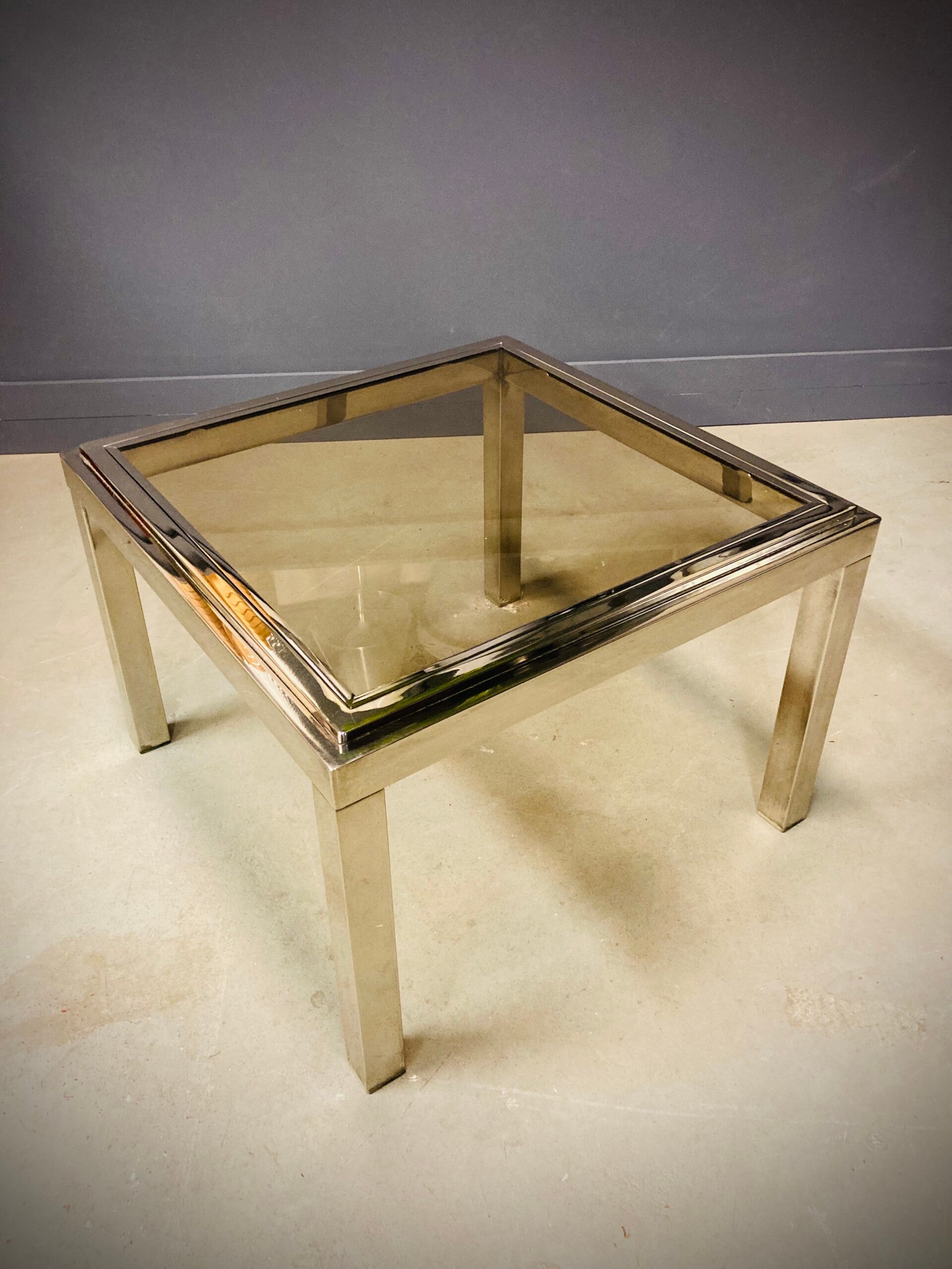 Belgo Chrom bijzettafel jaren ‘70