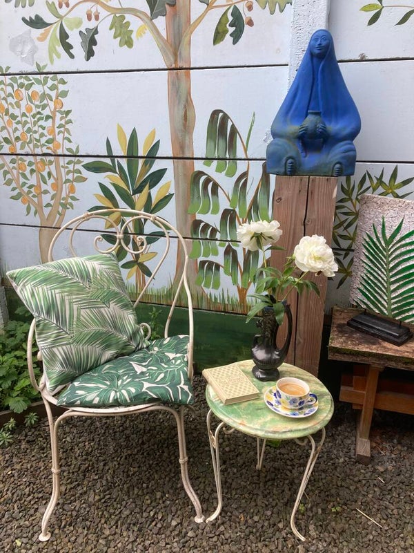 Brocante tuinstoel, Frans jaren ‘60