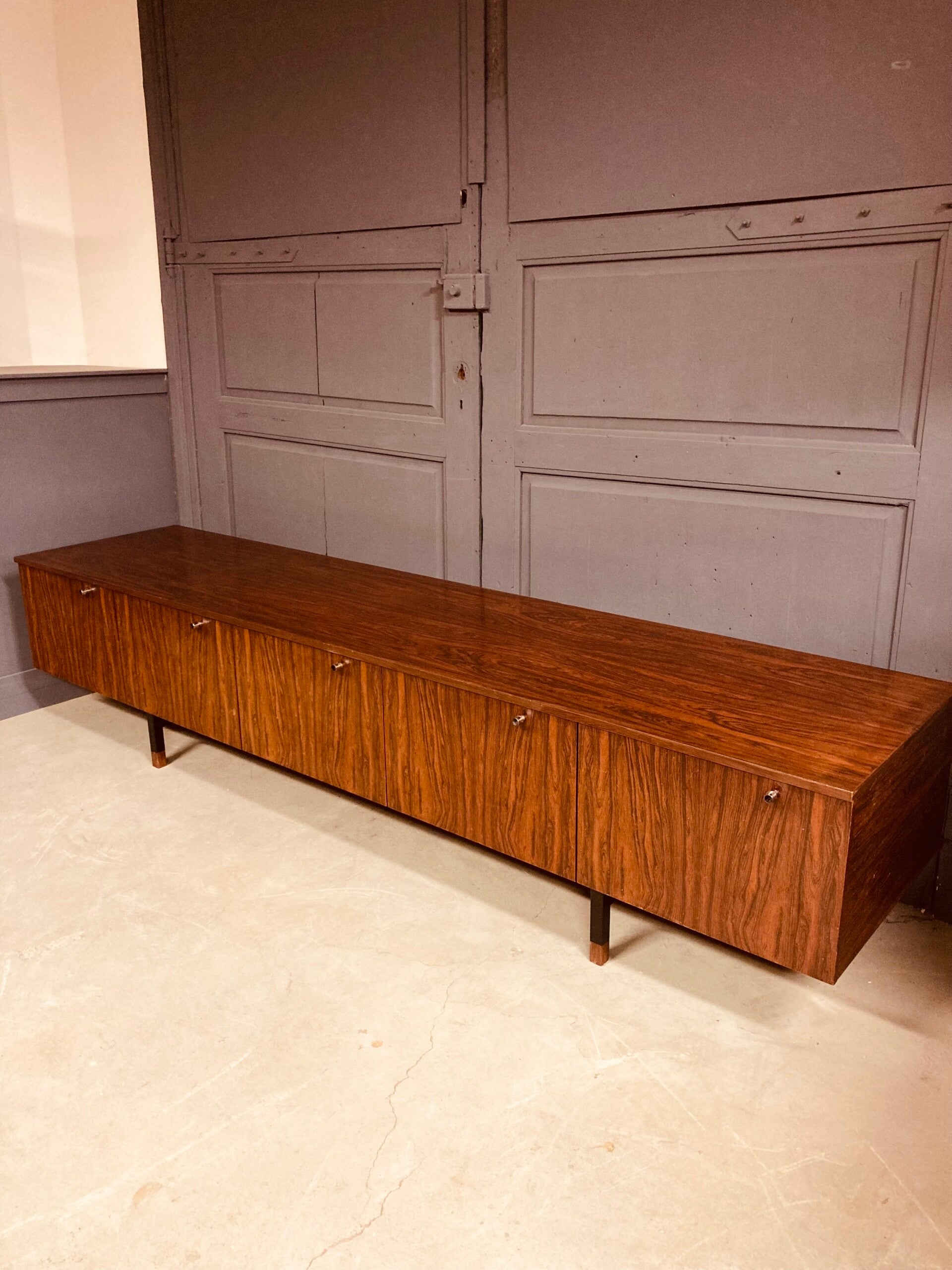 Vintage jaren ‘60 dressoir, faux palissander