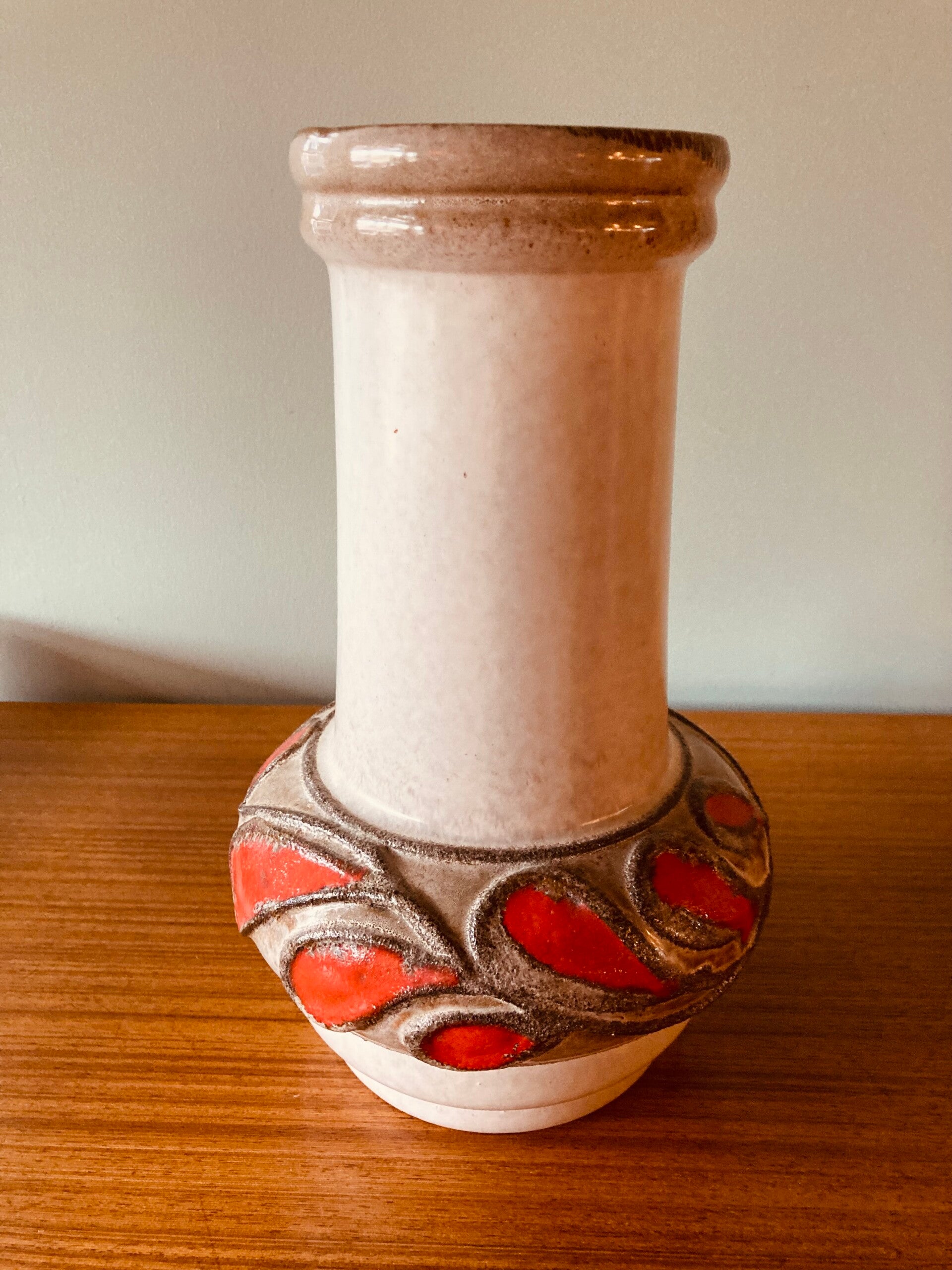 Strehla vaas, keramiek jaren ‘60, Duits