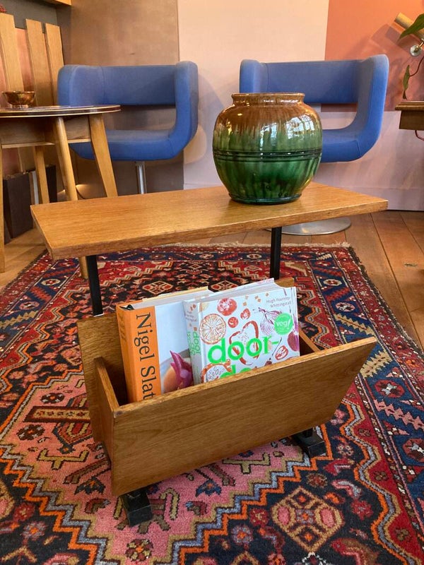 Vintage lectuurbak/bijzettafel